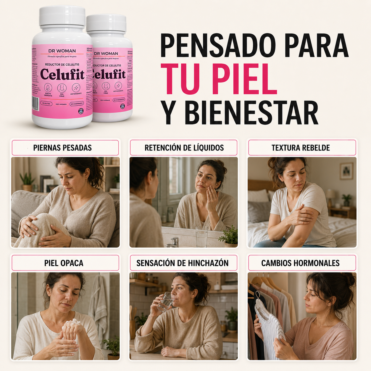 CELUFIT · Tratamiento Reductor y Drenante para Mujeres